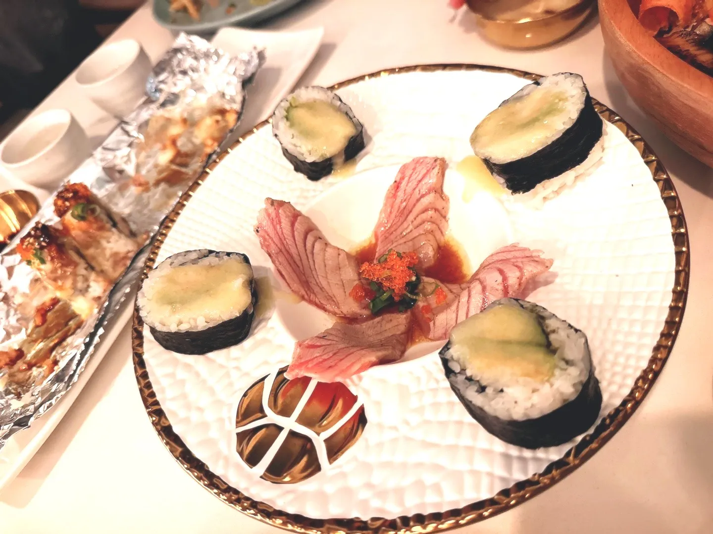 Fresh sushi platter